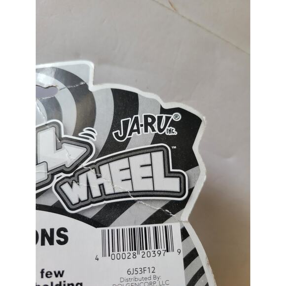 NIP Vintage 1990s Ja-Ru Toys Wind-Up & Roll Train Wheel Toy Unused in Package - Picture 7 of 8